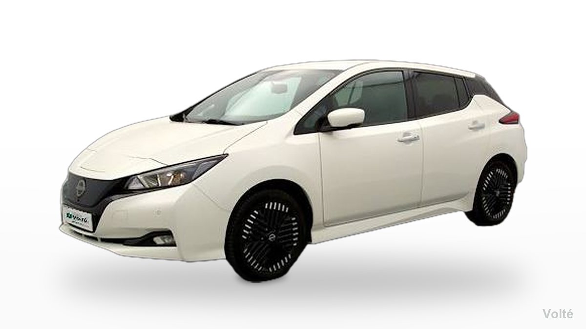Nissan Leaf e+ 217 ch 62 kWh N-Connecta 2023, blanc