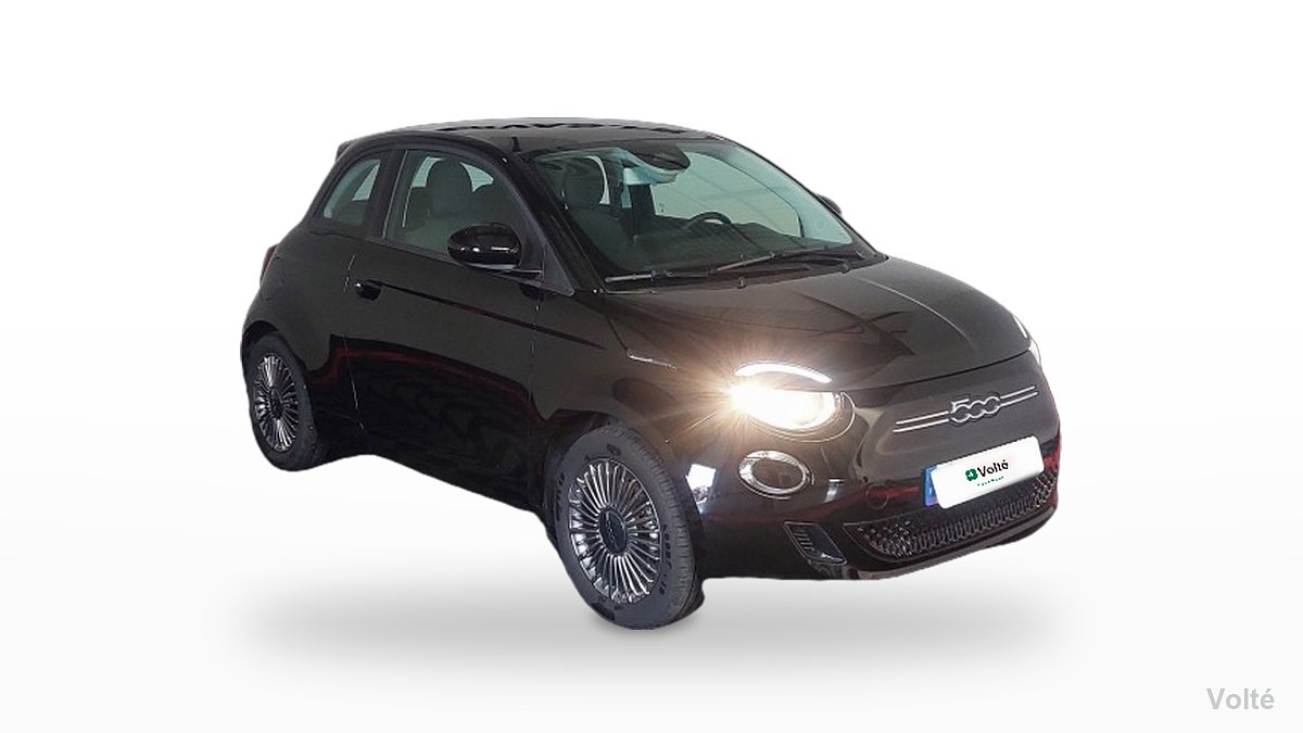 Fiat 500e 118 ch Icône 2022, noir