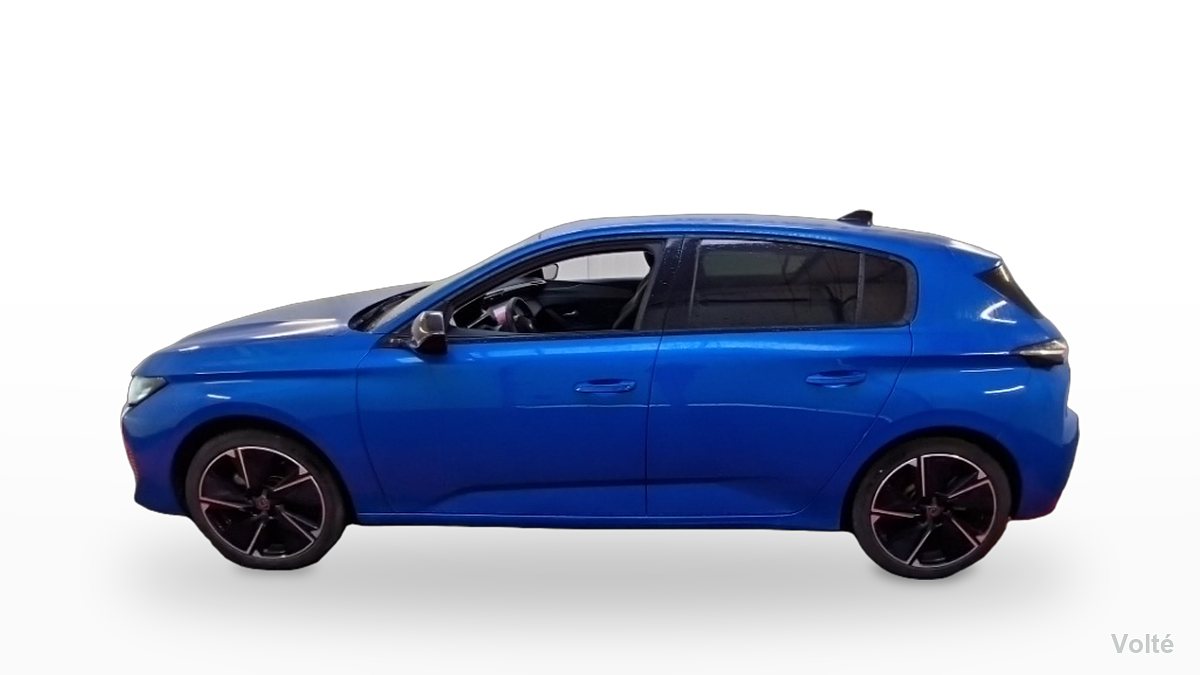 Peugeot e-308 156 ch 54 kWh Allure 2023, bleu
