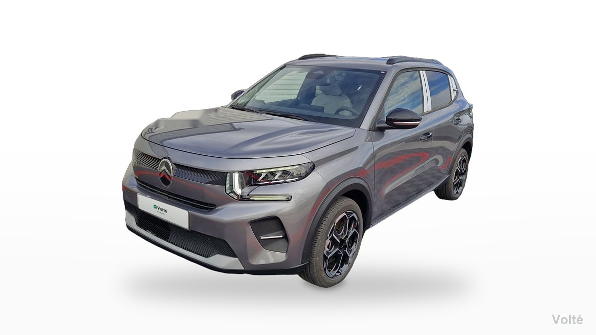 Citroën ë-C3 113 ch Max 2025, gris foncé