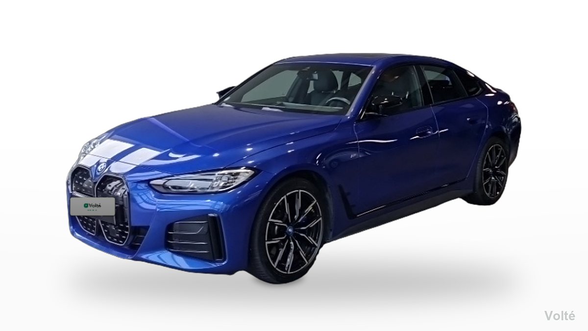 BMW i4 M50 544 ch 2024, bleu