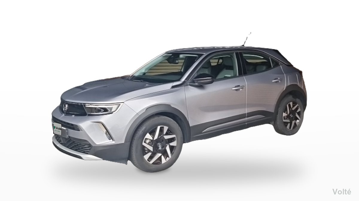 Opel Mokka-e 136 ch Elegance 2023, gris clair
